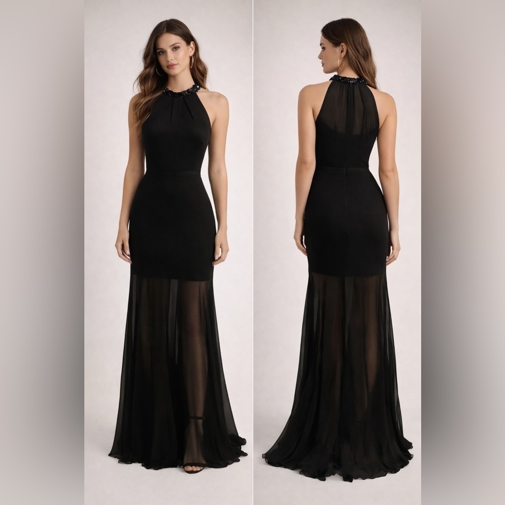 BCBGMaxAzria Black Maxi Dress size 0